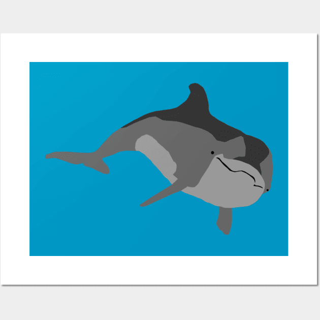 Bottlenose Dolphin Wall Art by stargatedalek